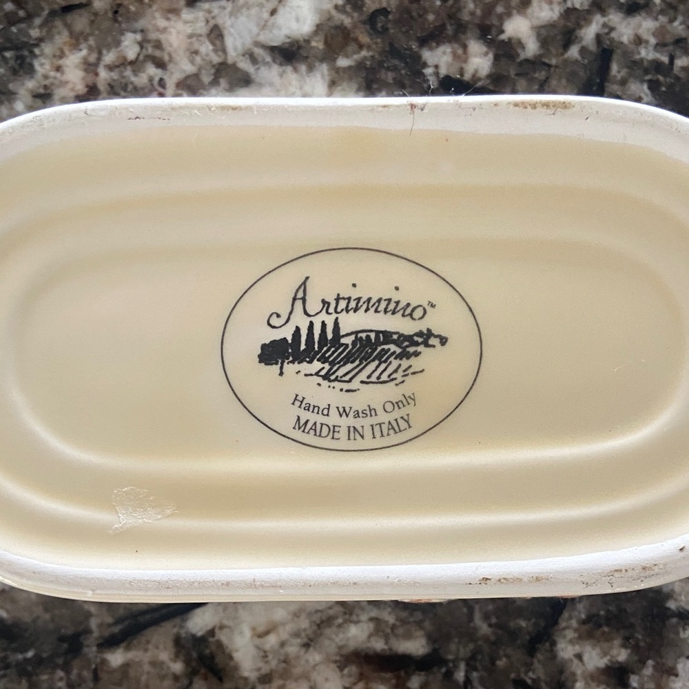 •ARTIMINO• vintage stoneware tonno all olio di oliva - Picture 2 of 9